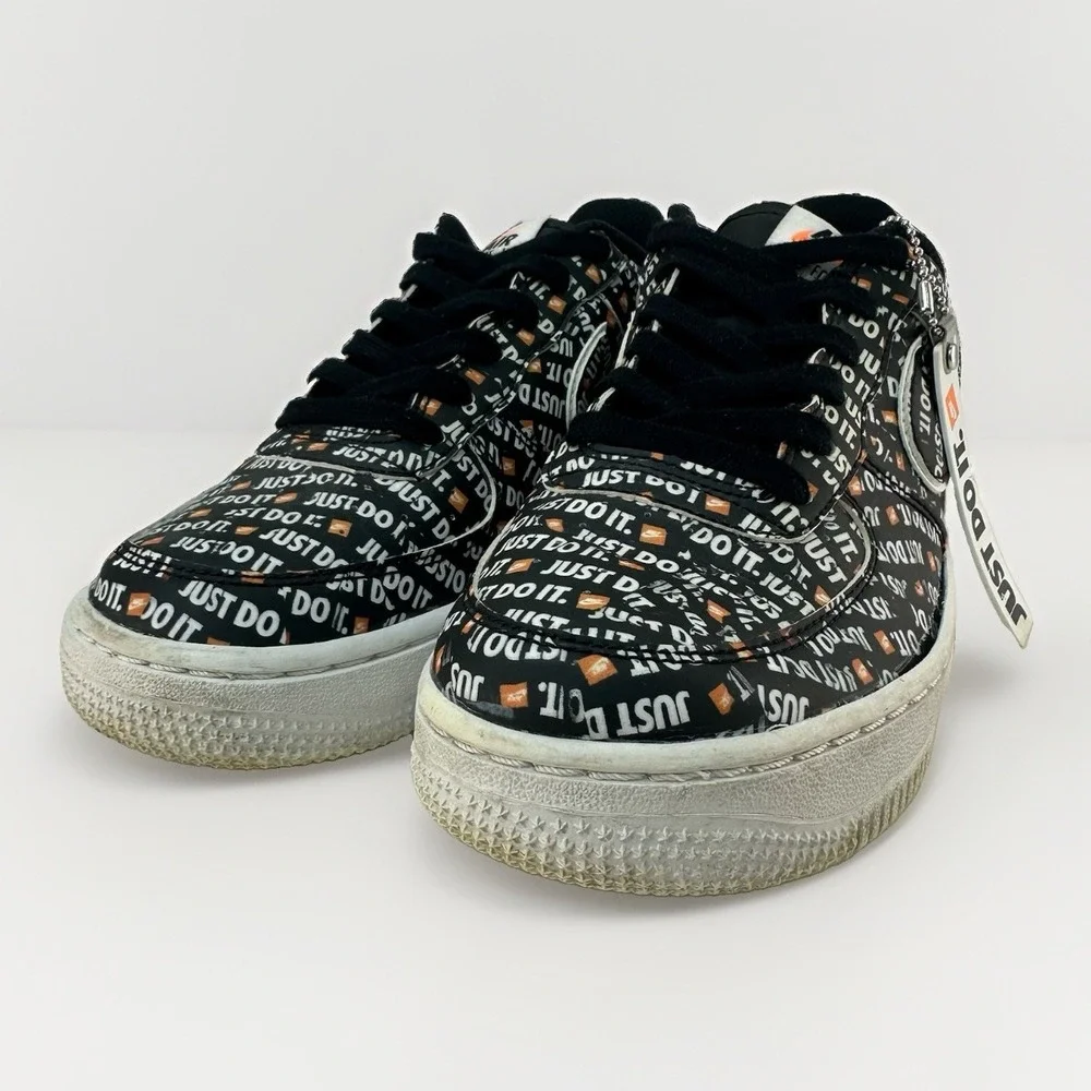 Nike Air Force 1 '07 LV8 GS Just Do It All Over Print A03977-001 Youth 5.5Y